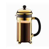 Bodum Chambord Coffee Maker 1l - 8 Cup - Gold Plated