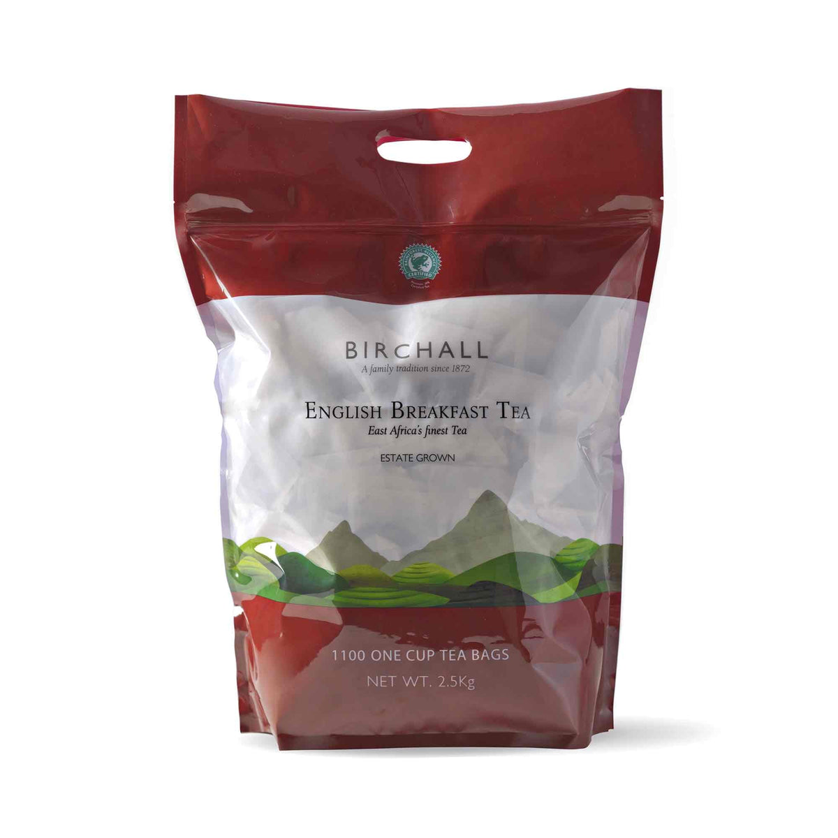 Birchall English Breakfast Tea - 1100 One Cup Tea Bags Rainforest Alliance