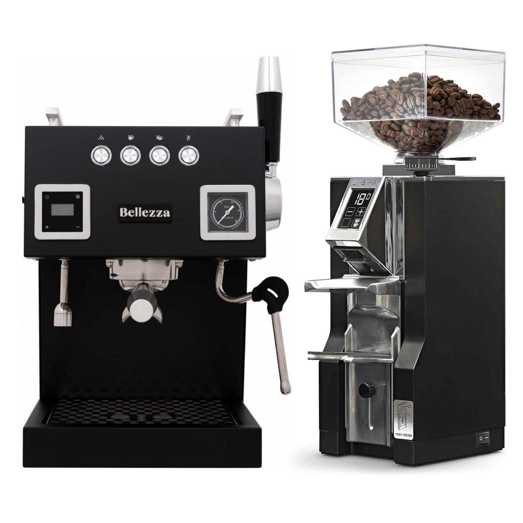 Bellezza Bellona & Eureka Mignon Libra Espresso Bundle