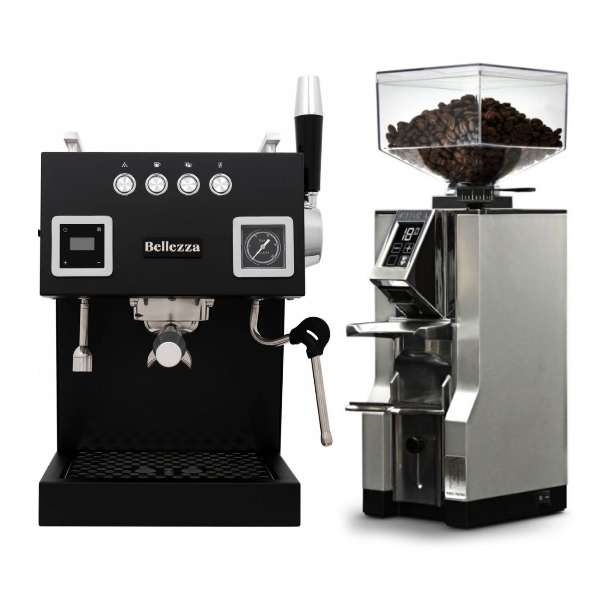 Bellezza Bellona & Eureka Mignon Libra Espresso Bundle