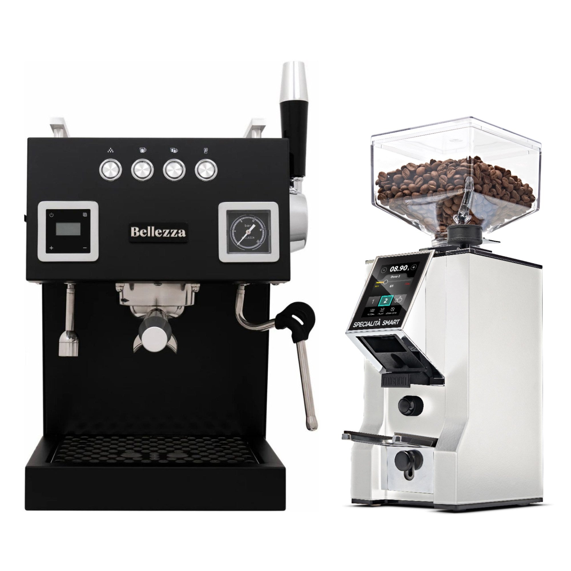 Bellezza Bellona & Eureka Specialita Smart Espresso Bundle