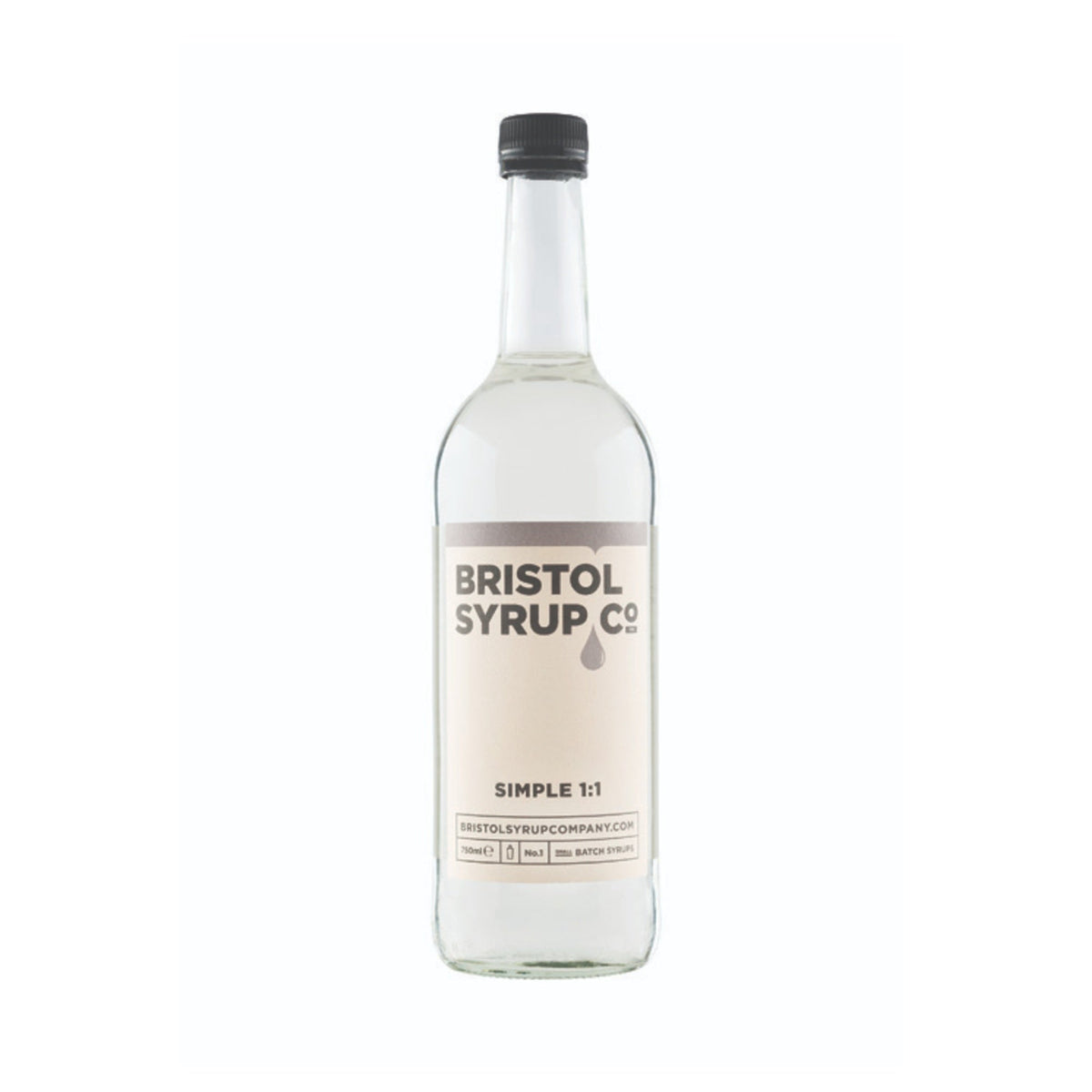 Bristol Syrup Co. Simple Syrup 1:1 - 750ml (for Cocktails)