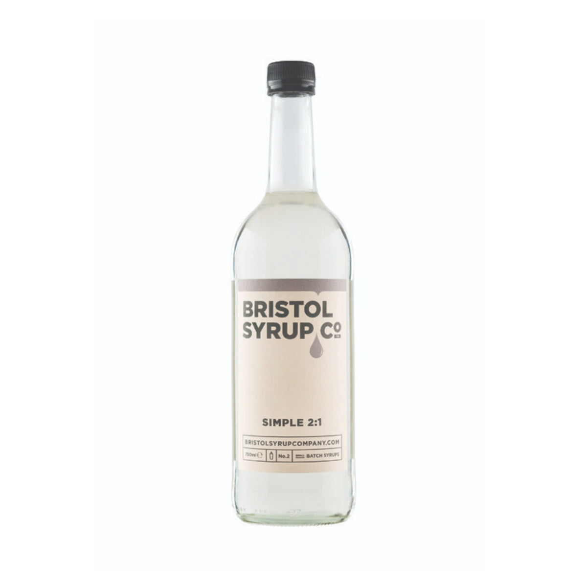 Bristol Syrup Co. Simple Syrup 2:1 - 750ml (for Cocktails)