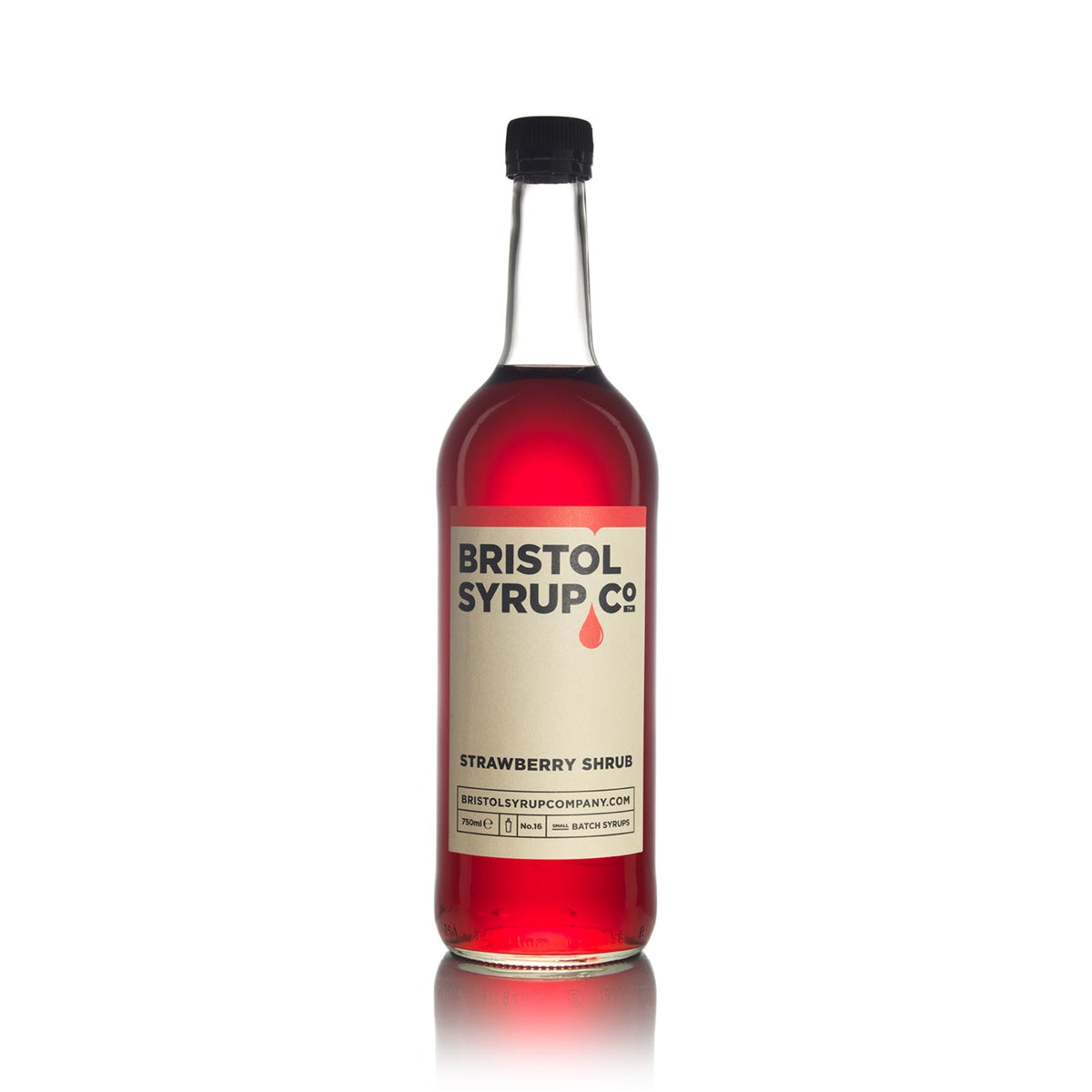 Bristol Syrup Co. Strawberry Shrub Cocktail Syrup - 750ml