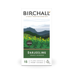 Birchall Darjeeling Plant-Based Prism Tea Bags - Pack of 15