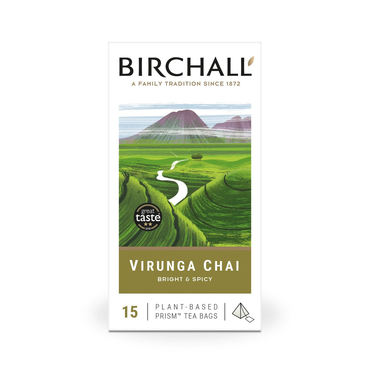 Birchall Virunga Chai Prism Tea Bags - Pack of 15