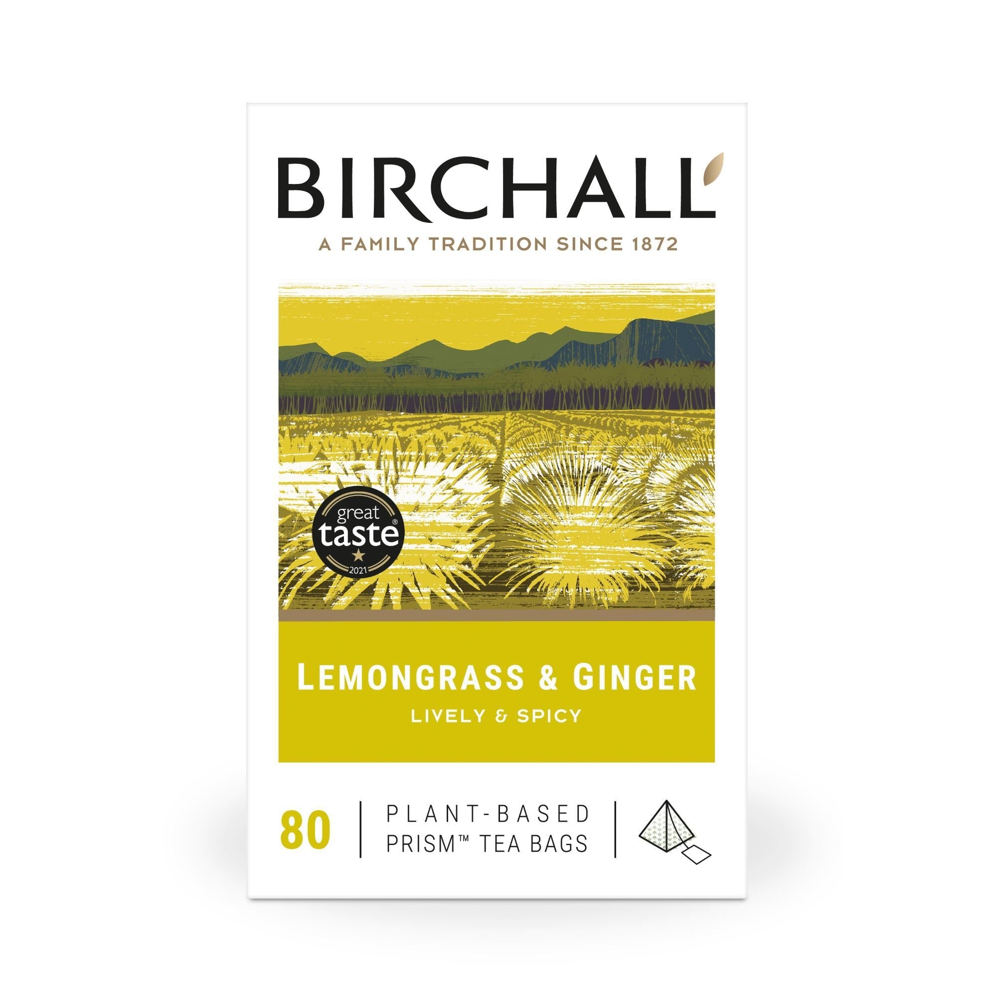Birchall Lemongrass & Ginger Prism Tea Bags