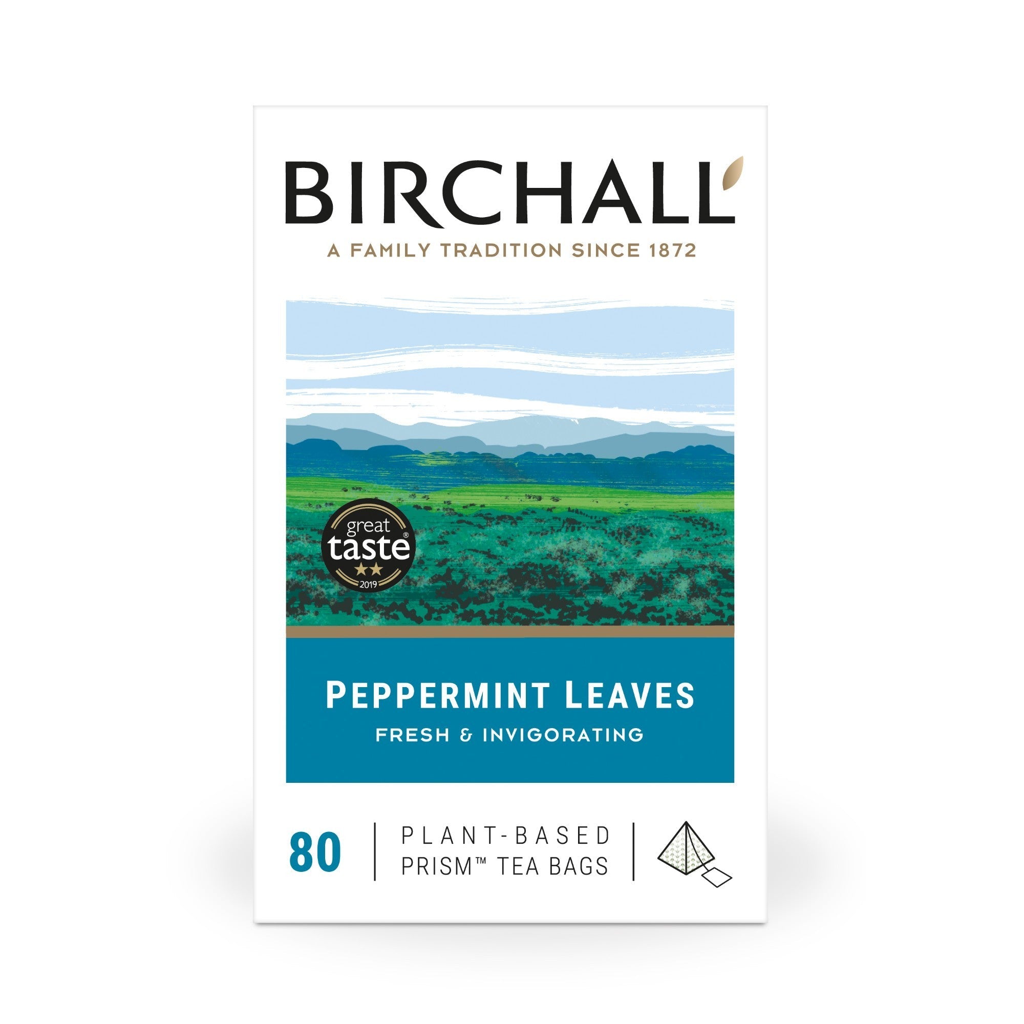 Birchall Peppermint Leaves Prism Tea Bags