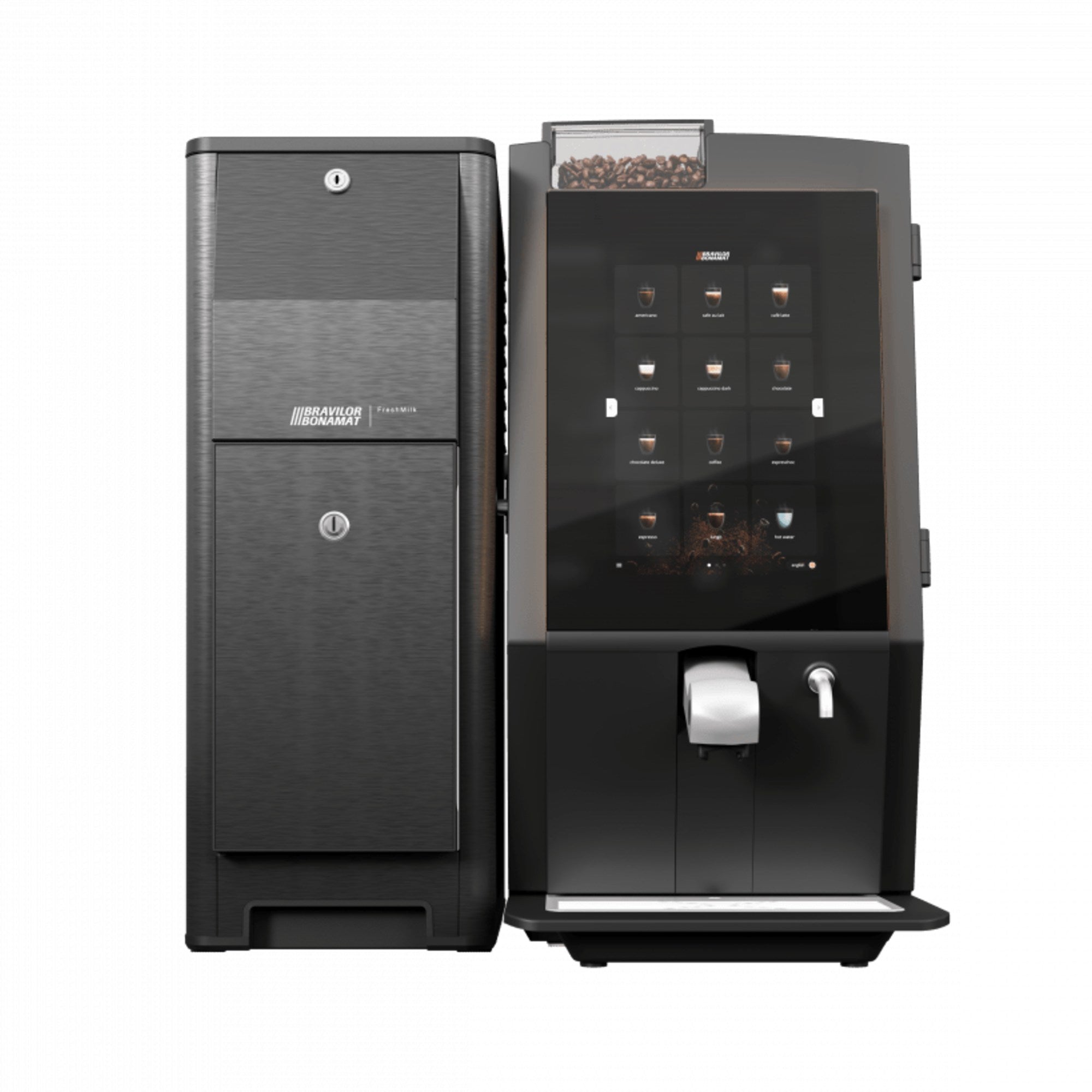 Bravilor Esprecious 11L FreshMilk Bean to Cup Machine - 120 Cups Per Day