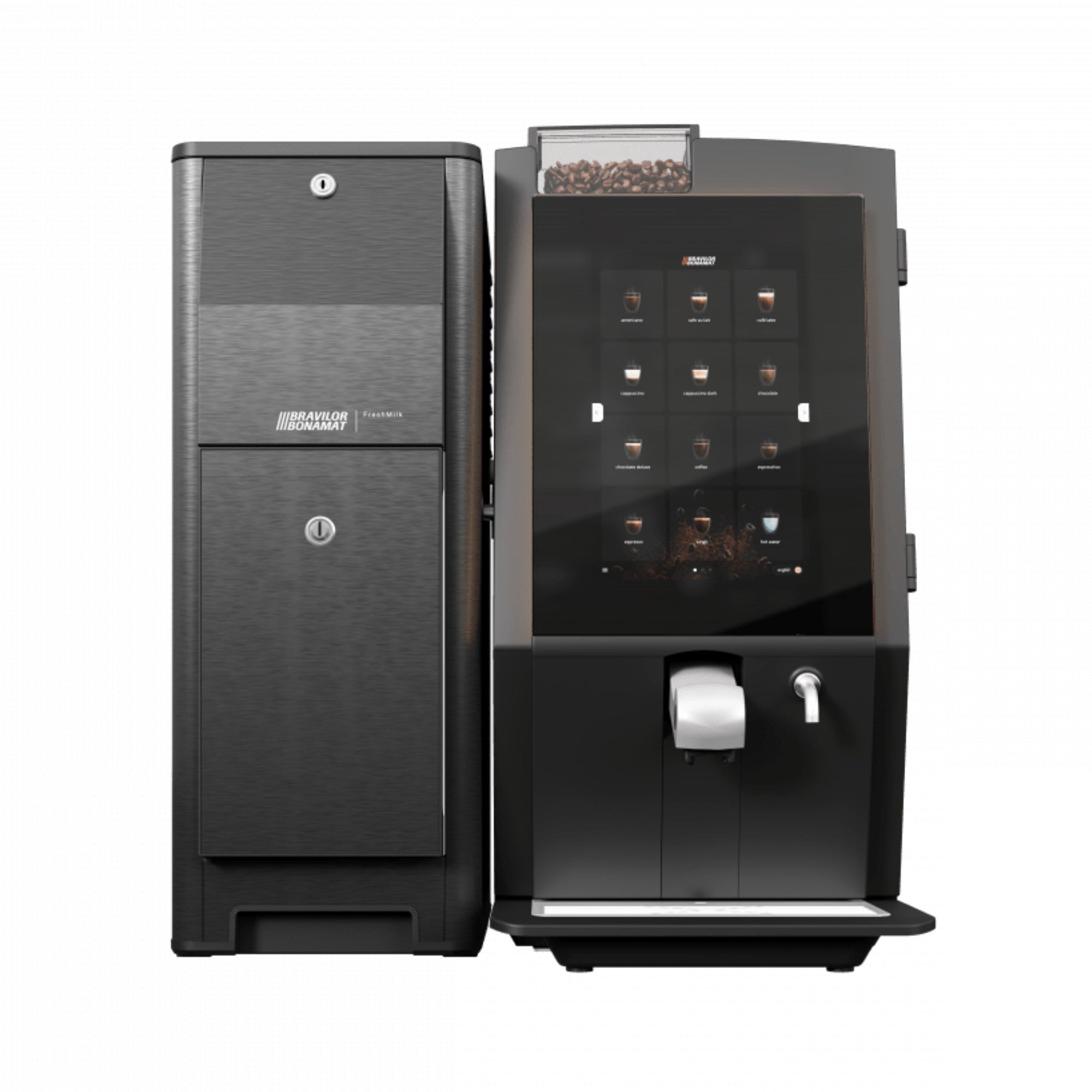 Bravilor Esprecious 21L FreshMilk Bean to Cup Machine - 120 Cups Per Day