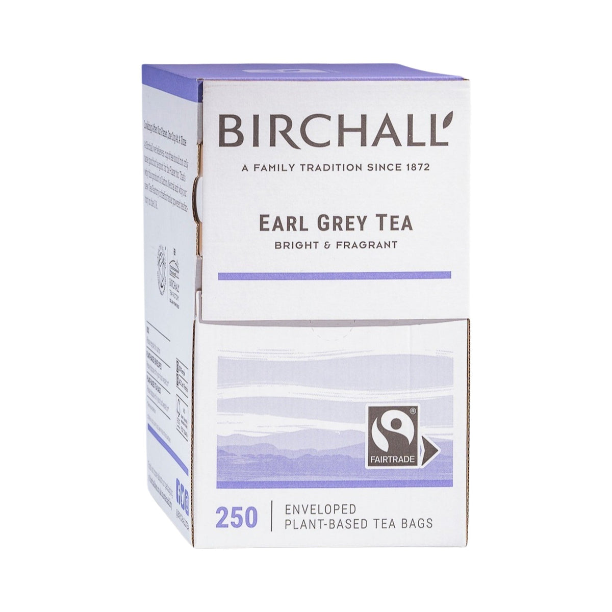 Birchall Earl Grey Tea - Bulk Pack of 250 Enveloped Tea Bags - Fairtrade