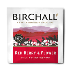Birchall Red Berry & Flower – Enveloped Red Fruit Tea Bags - 25 Pack