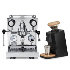 Bellezza Inizio V Espresso Machine + Eureka Oro Mignon Single Dose Grinder Bundle