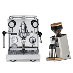 Bellezza Inizio V Espresso Machine + Eureka Oro Mignon Single Dose Pro Grinder Bundle