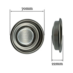 1-Cup Pod Filter Basket for Espresso Machines – Universal Stainless Steel