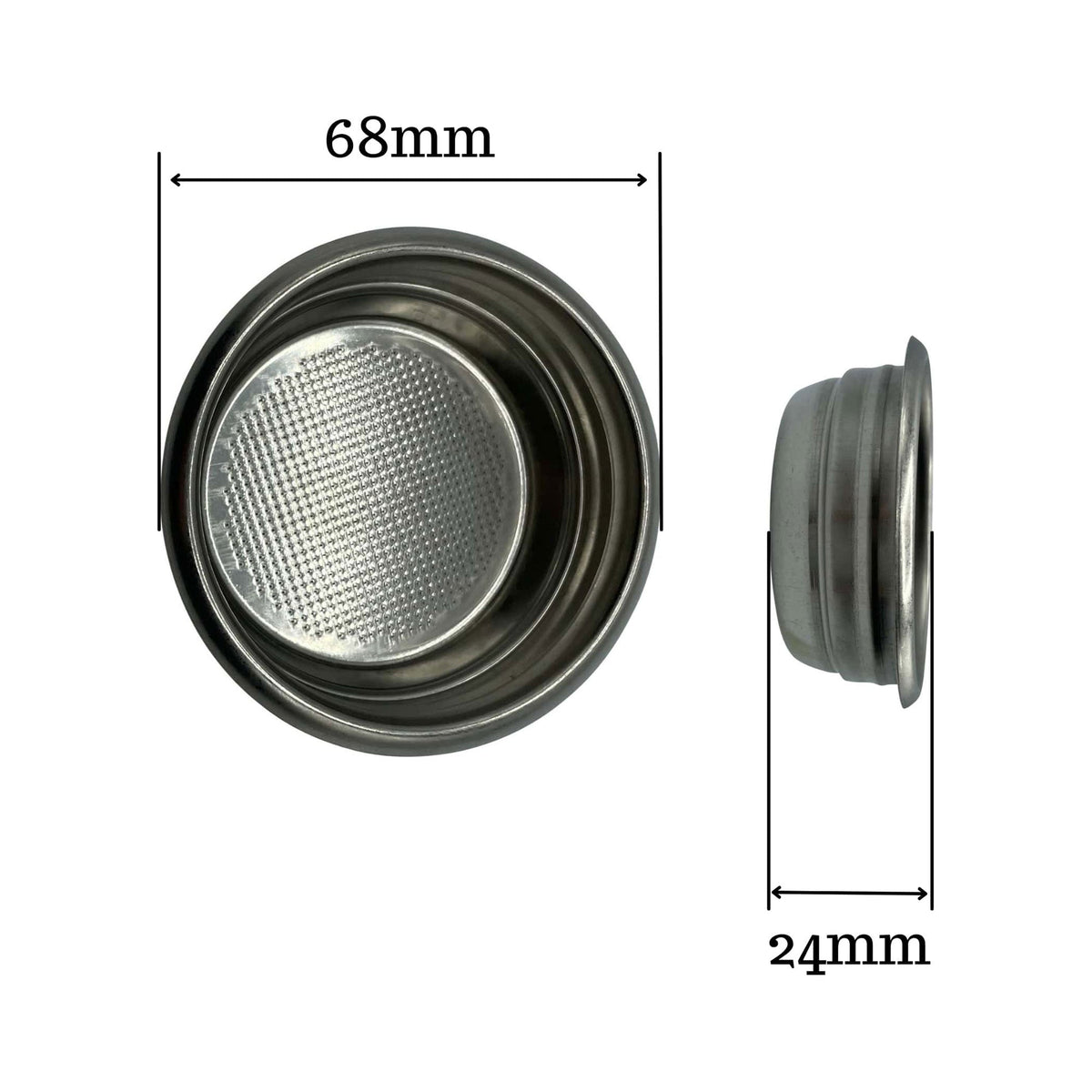 14g Double Filter Basket – Unic Espresso Machines, 57mm