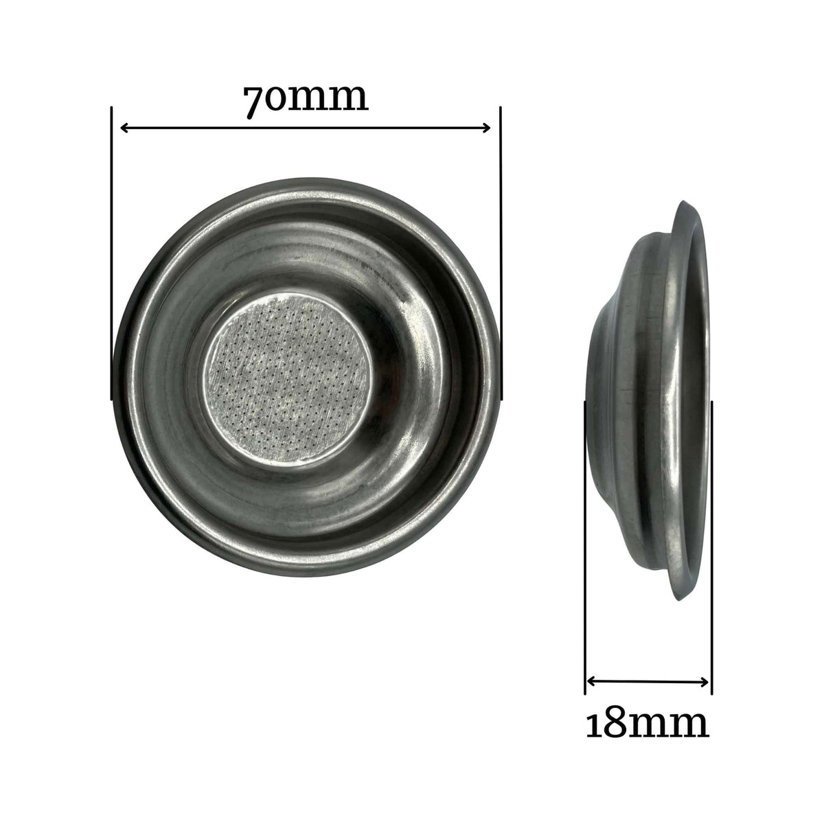 5g Filter Basket for Espresso Machines - Fits Iberital, Reneka Viva, Bezzera & More