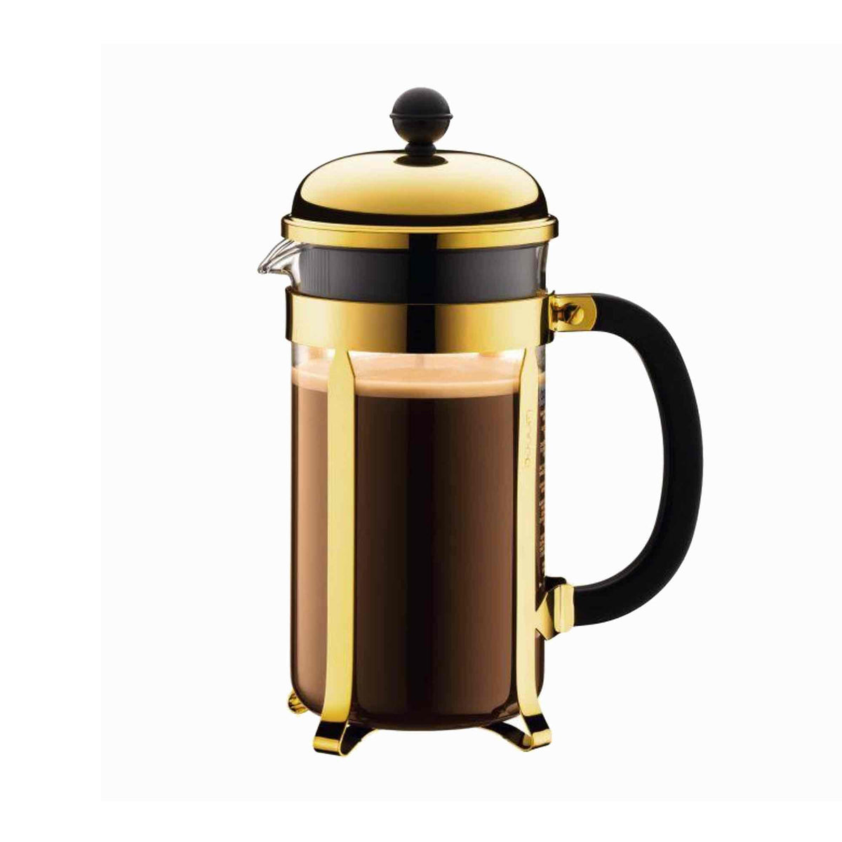Bodum Chambord Coffee Maker 1l - 8 Cup - Gold Plated