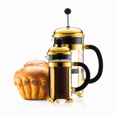 Bodum Chambord Coffee Maker 350ml - 3 Cup - Gold Plated