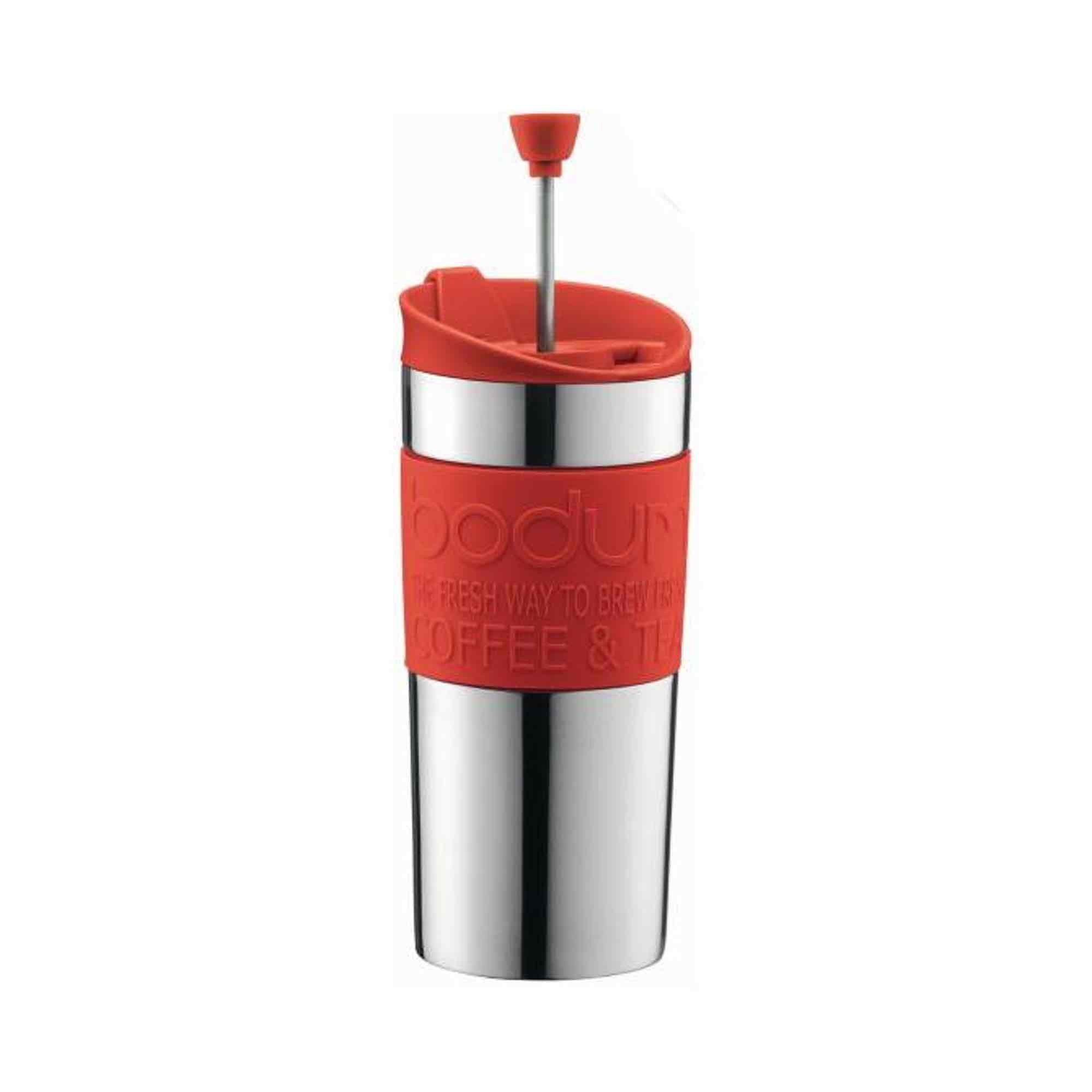 Bodum Travel Press Coffee Maker - Stainless Steel - 0.35l - 12oz