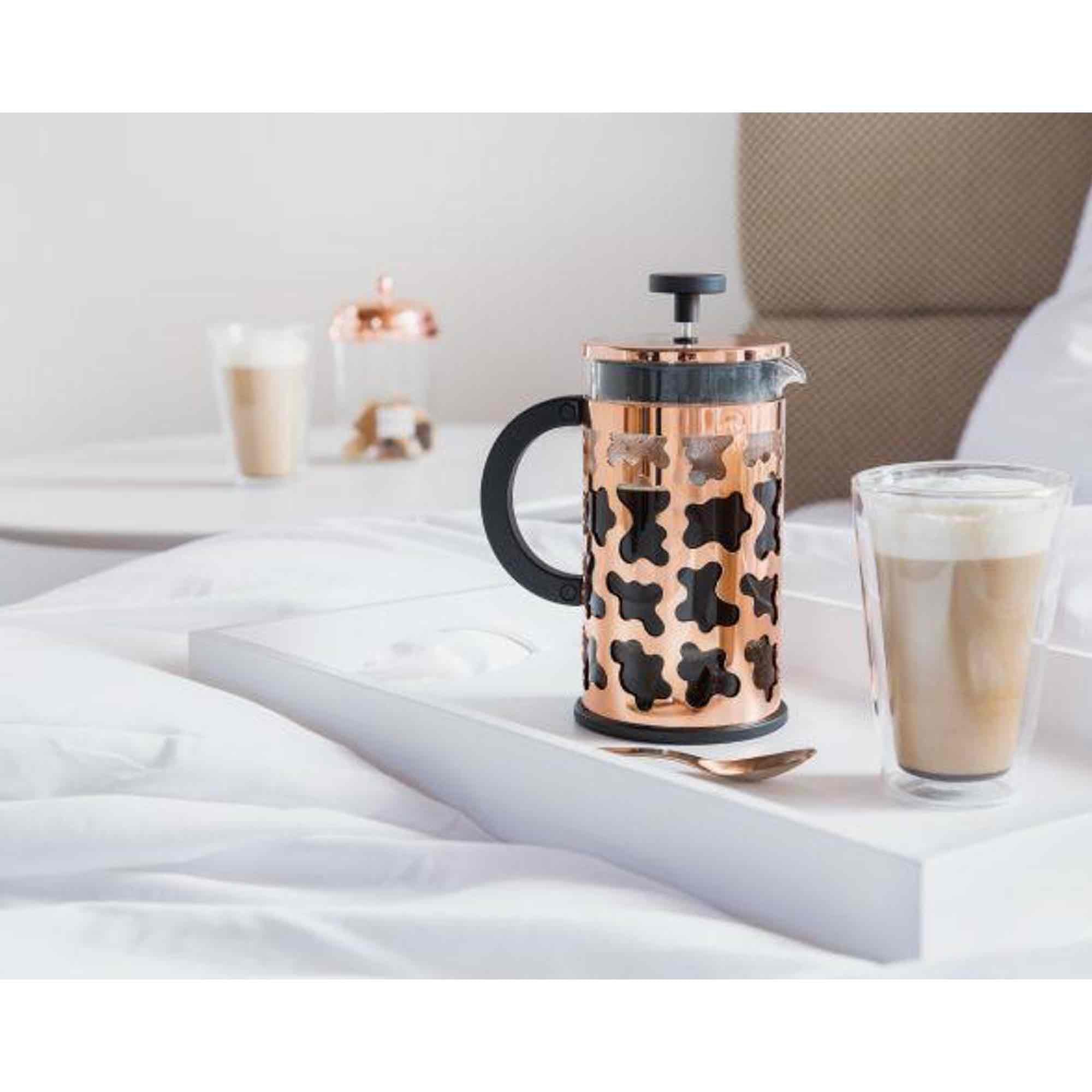 Bodum Canteen Glass Coffee Cup With Handle - 0.4l / 13.5oz - Pack of 2