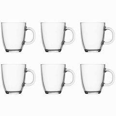 Bodum Bistro Glass Coffee Mug - 0.35l / 12oz - 6 Pack