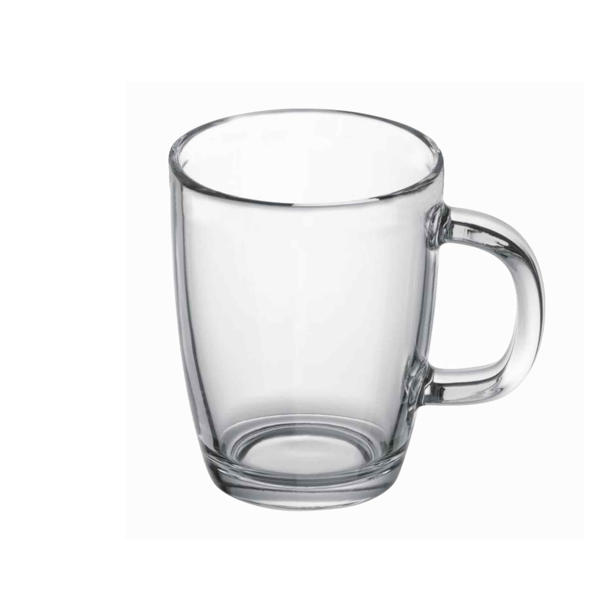 Bodum Bistro Glass Coffee Mug - 0.35l / 12oz - 6 Pack