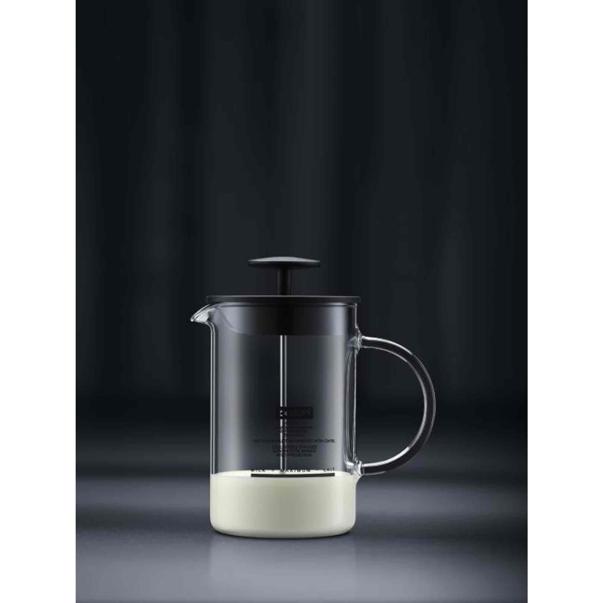 Bodum Latteo Milk Frother With Glass Handle 250ml - Black