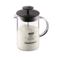 Bodum Latteo Milk Frother With Glass Handle 250ml - Black