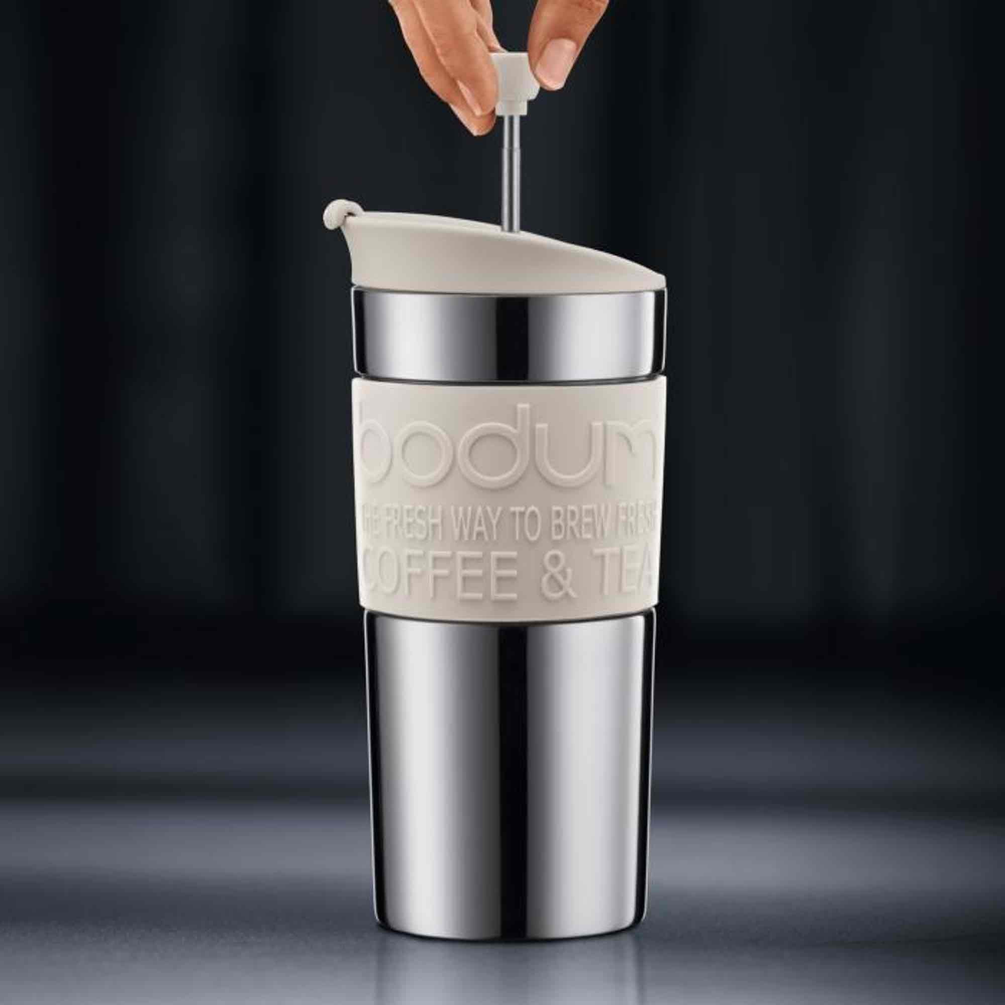 Bodum Travel Press Coffee Maker - Stainless Steel - 0.35l - 12oz