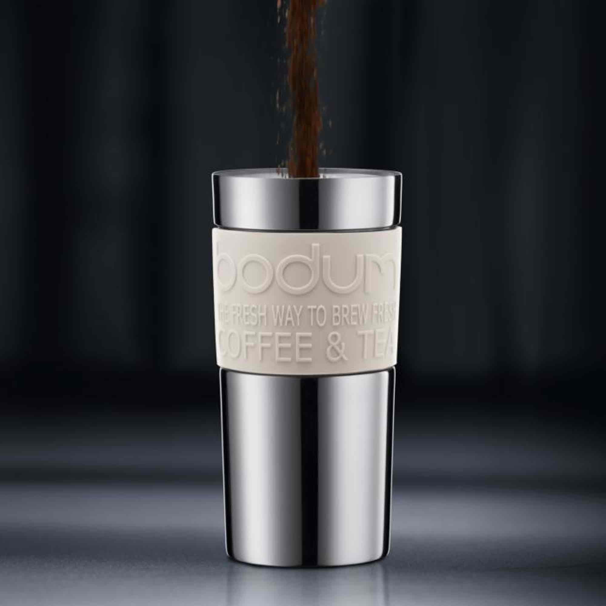 Bodum Travel Press Coffee Maker - Stainless Steel - 0.35l - 12oz