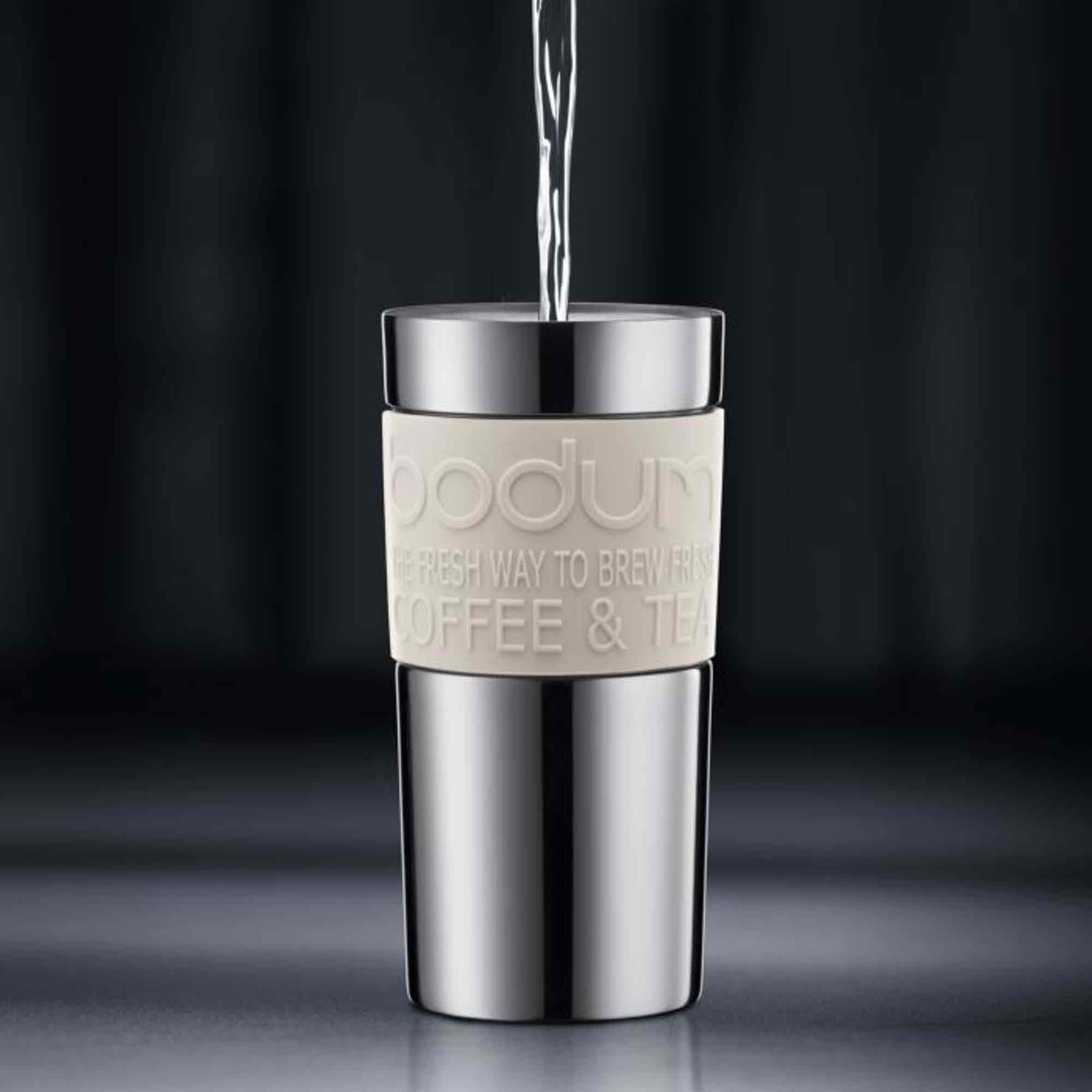 Bodum Travel Press Coffee Maker - Stainless Steel - 0.35l - 12oz