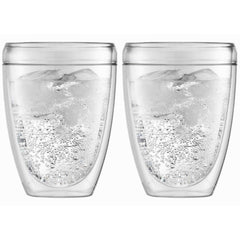 Bodum Pavina Plastic Double Wall Coffee Cup - 0.25l / 8oz - Pack of 2