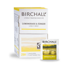 Birchall Lemongrass & Ginger – 250 Enveloped Tea Bags